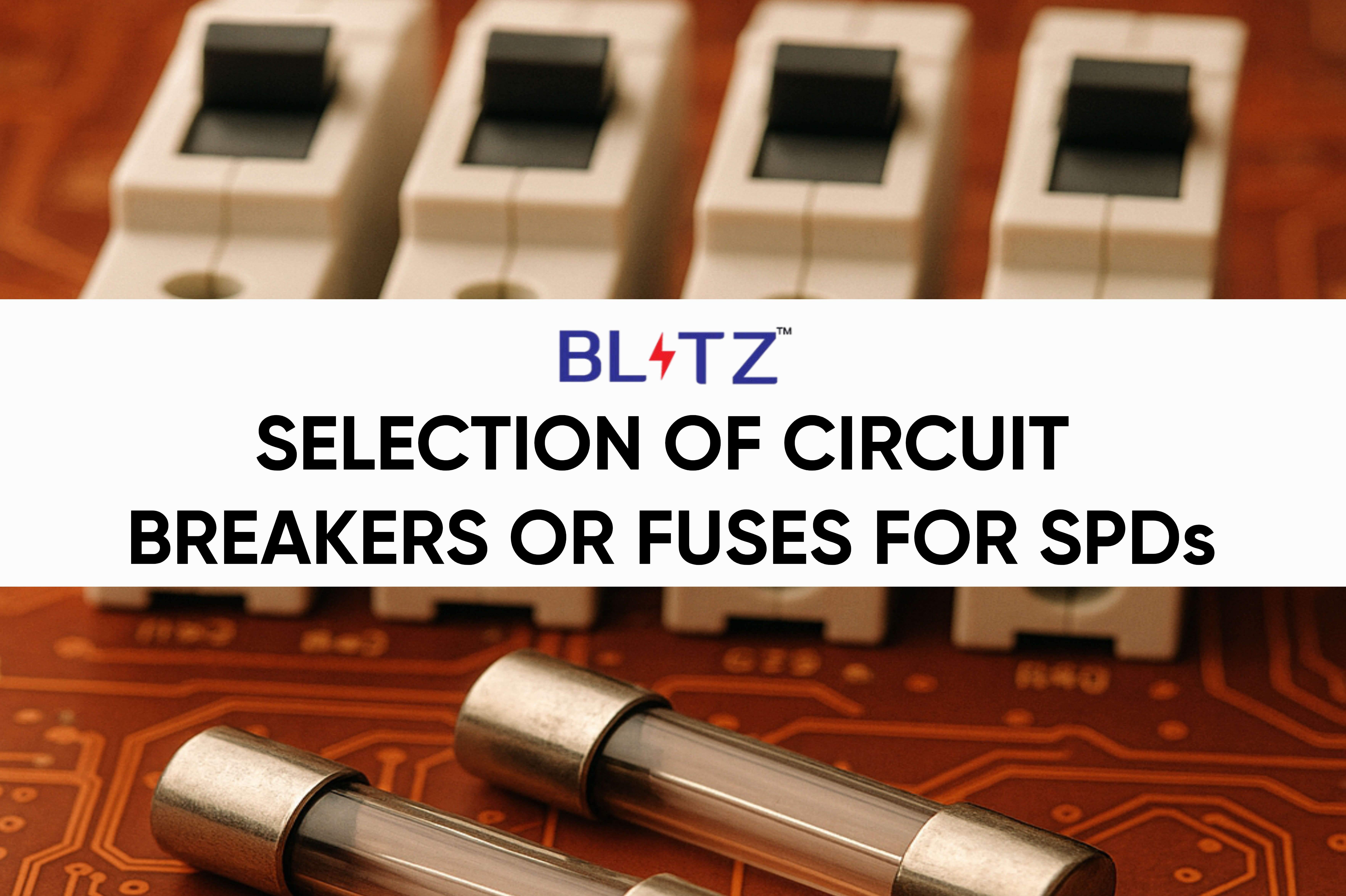 Selection of Circuit Breakers or Fuses for SPDs