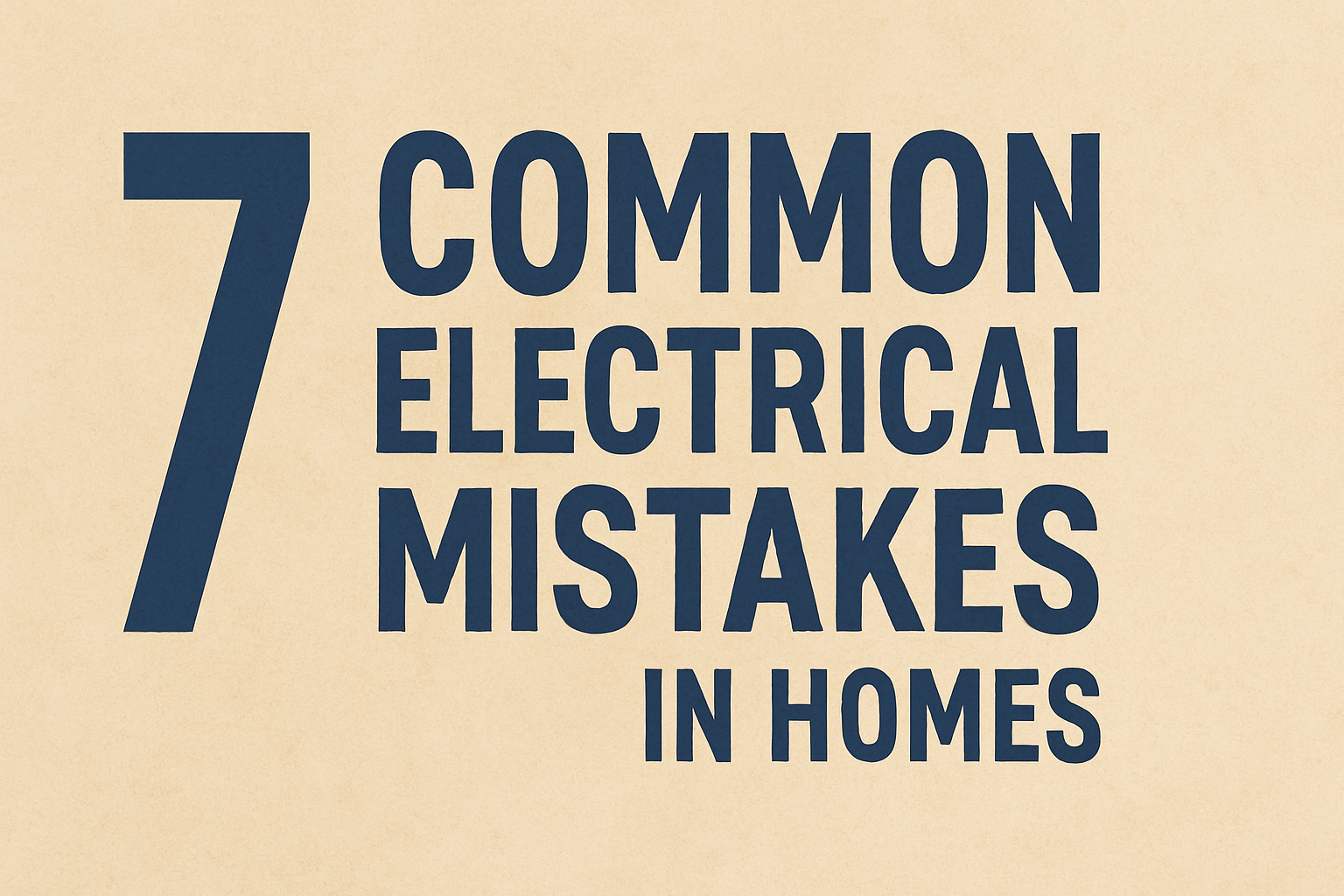seven common mistakes